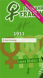 Mobile Screenshot of frauentag.gruene-nrw.de