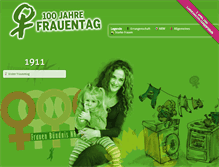 Tablet Screenshot of frauentag.gruene-nrw.de